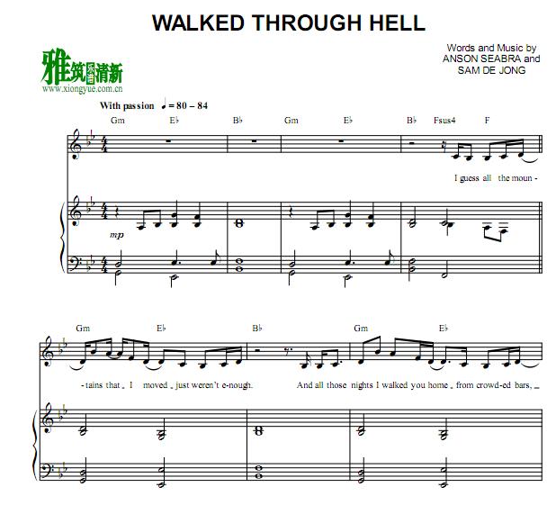 Anson Seabra - Walked Through Hellٰ