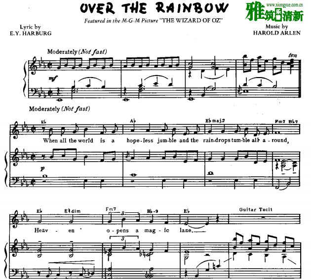 Ұ Over the rainbow 
