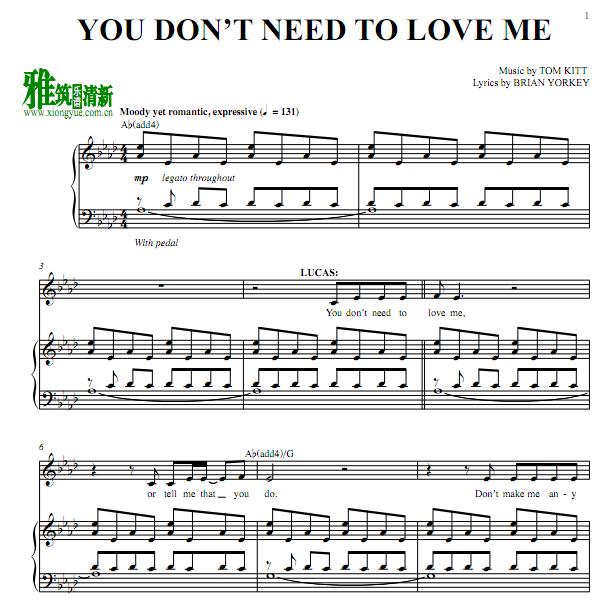 If-Thenô - You Don't Need To Love Meٰ