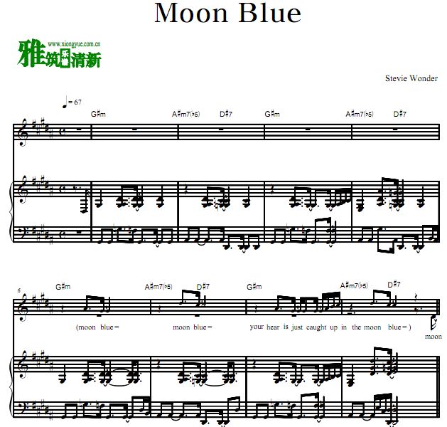 Steive Wonder - Moon Blue ٰ൯