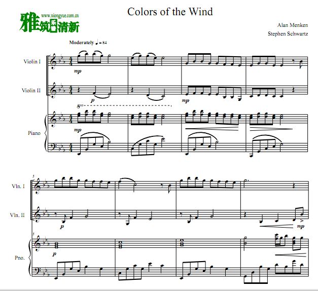 Colors of the Wind ɫ˫Сٸ