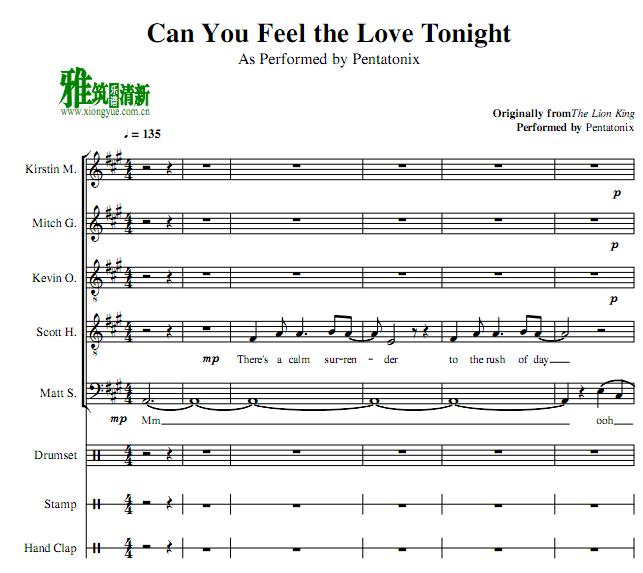 Pentatonix - Can You Feel the Love Tonight