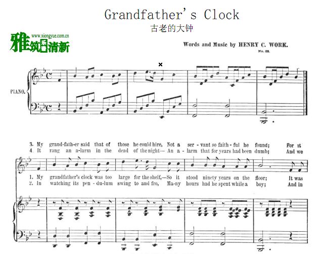 Henry Clay Work - Grandfather's Clock ϵĴӸٰ