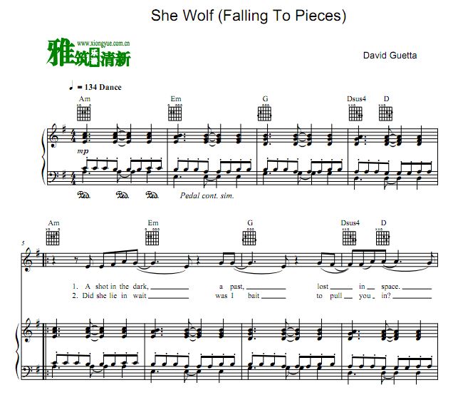 She Wolf (Falling To Pieces)  