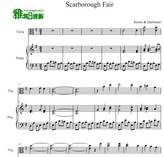 scarborough Fair ˹޼ٸٰ