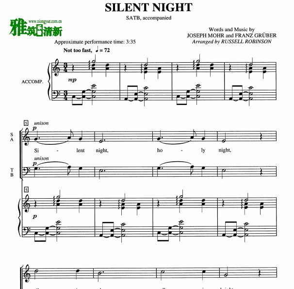 Russell Robinson - Silent Night ϳٰ