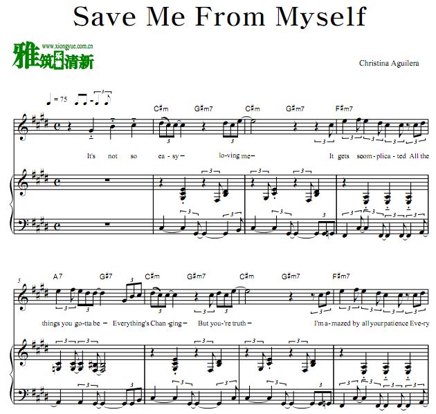 Christina Aguilera - Save Me From Myself  ٰ