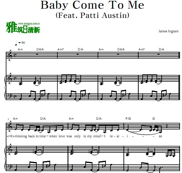 James Ingram - Baby Come To Me 