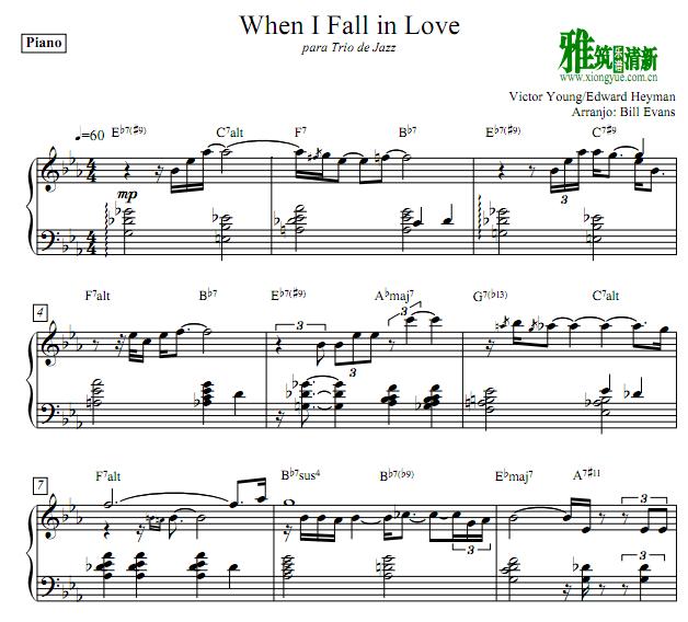 Bill Evans - When I fall in loveʿ