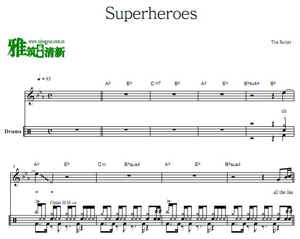 The Script - Superheroes