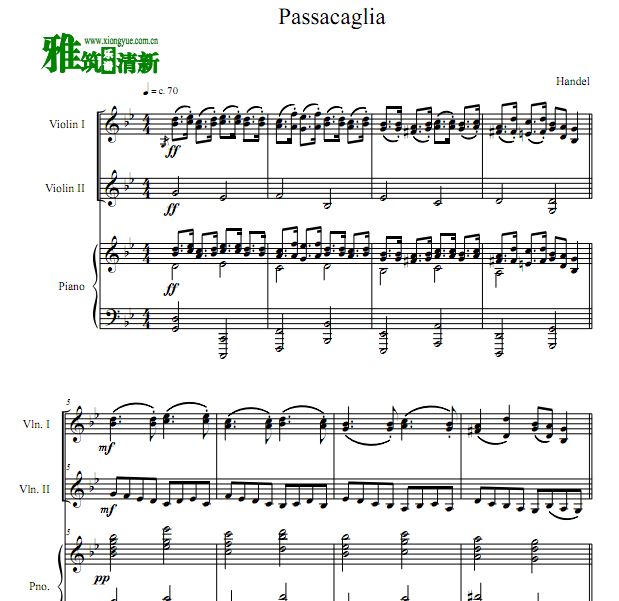 ¶ PassacagliaСٸ