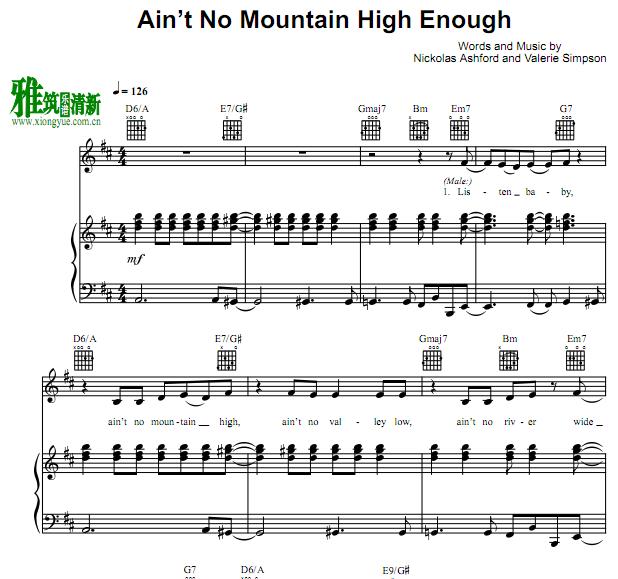 Ain't No Mountain High Enoughٰ