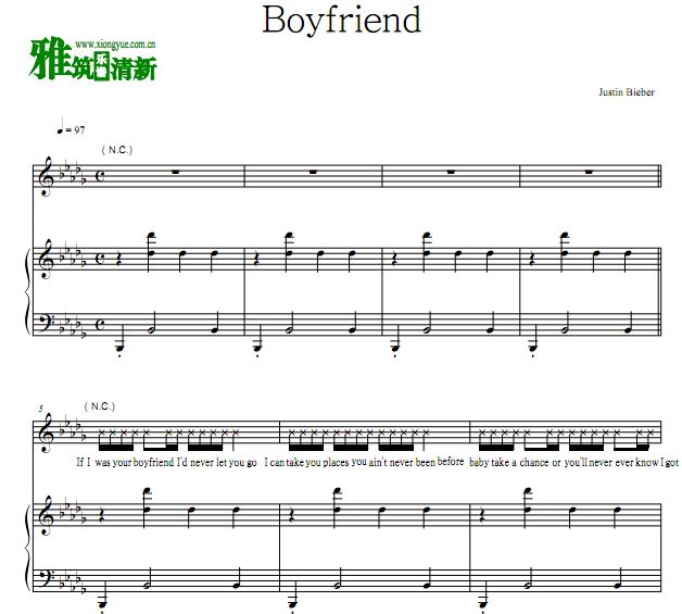 Justin Bieber - Boyfriend  