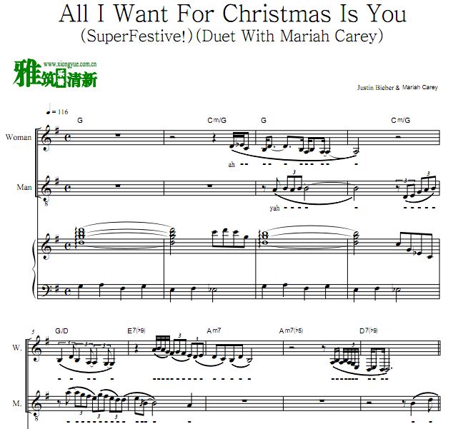 Mariah Carey / Justin Bieber - All I Want For Christmas Is You