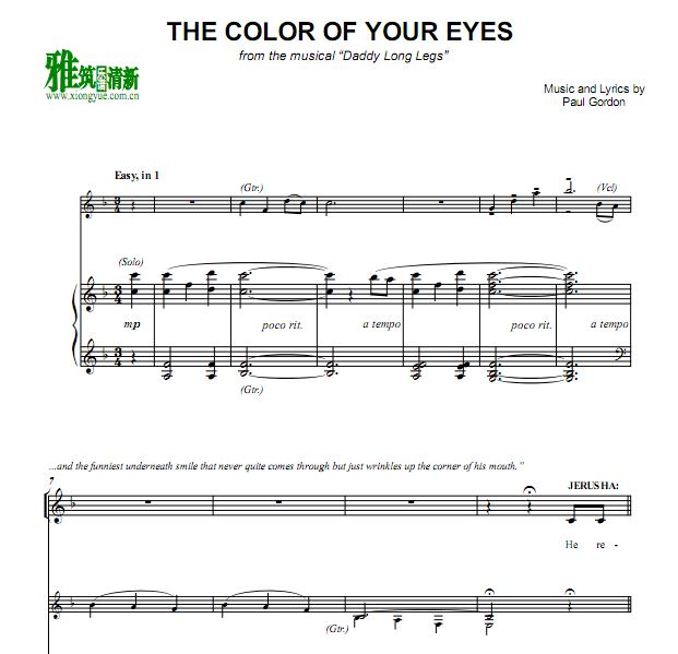  - The Color of Your Eyesٰ ֳ