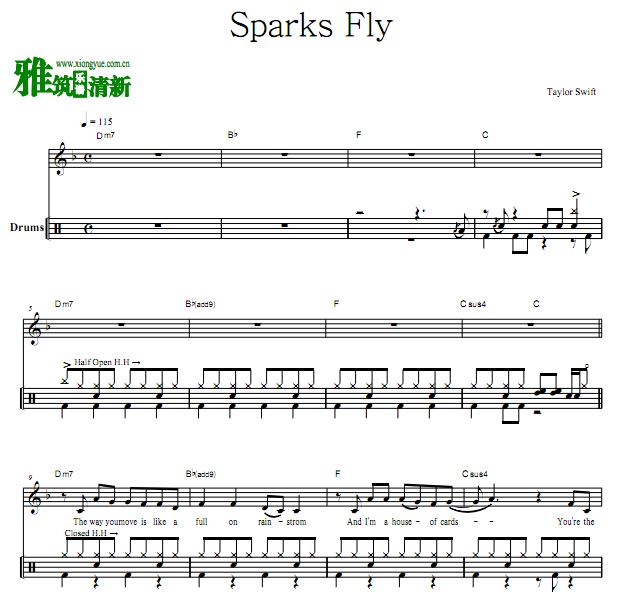 Taylor Swift - Sparks Fly ʿ