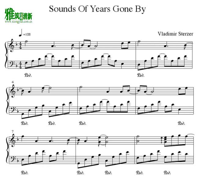 vladimir sterzer - Sounds of Years gone by