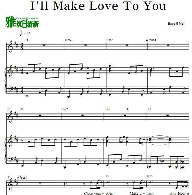 Boyz II Men - I'll Make Love To You (I Will Love You) 