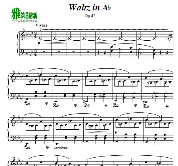 Ф Բ Waltz op.42