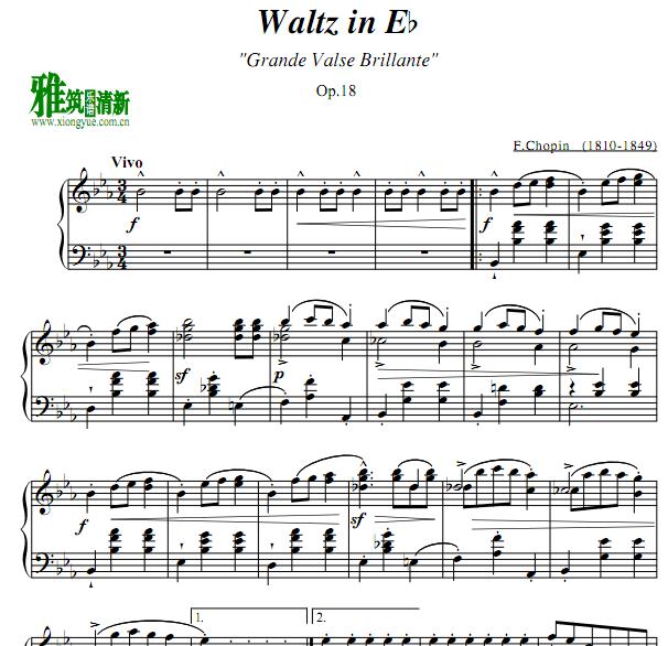 Ф Բ Waltz op.18