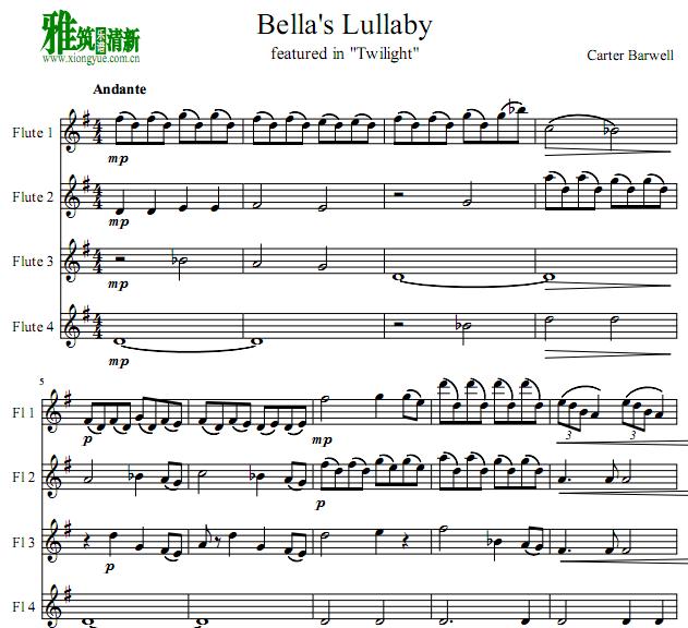 ĺ֮ Bella's Lullab