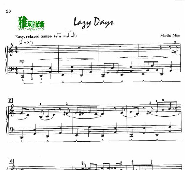 Martha Mier-  Lazy Daysʿ
