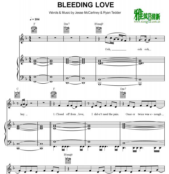 leona lewis - bleeding loveٰ