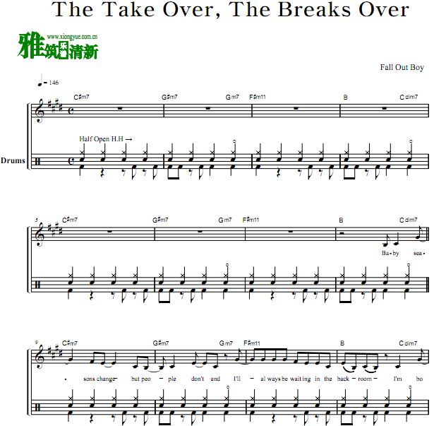 Fall Out Boy - The Take Over, The Breaks Over -  к