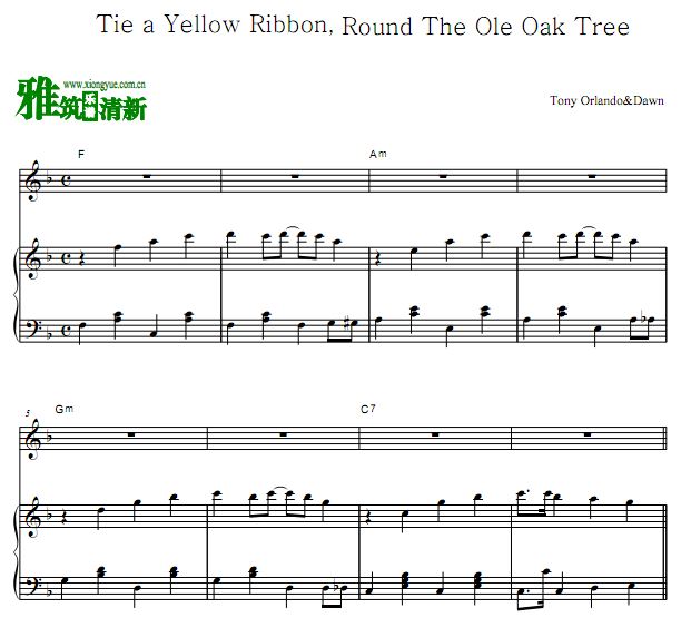 Tie a yellow ribbon round the oak tree ԭ ٵ