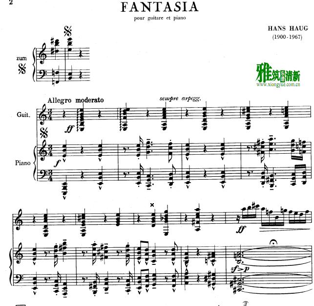 Hans Haug - Fantasia