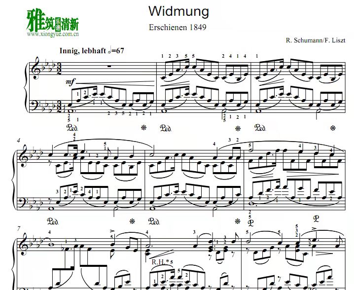 R.Schumann - Widmung  