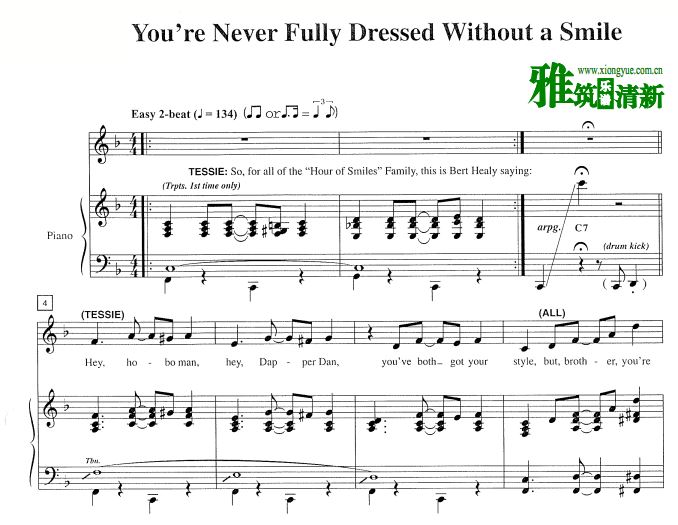  Annie  - You're Never Fully Dressed Without a Smileٰ