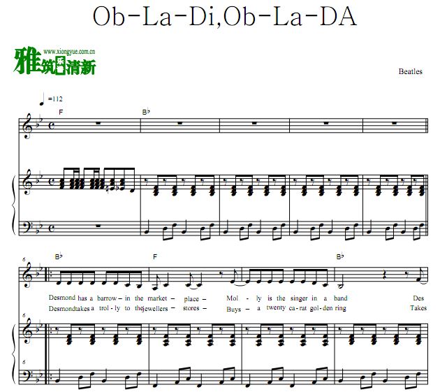 Beatles - Ob-La-Di,Ob-La-Da   