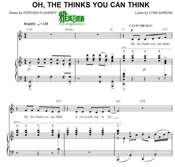 Seussical־ - Oh, The Thinks You Can Thinkٰ