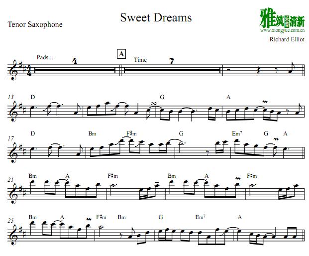 ·Richard Elliot - Sweet Dreams ˹Tenor