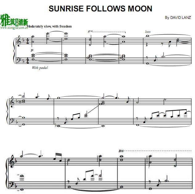 David Lanz - Sunrise Follows Moon