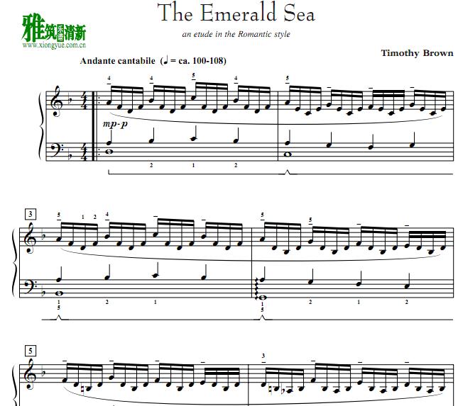 Timothy Brown - The Emerald Sea 