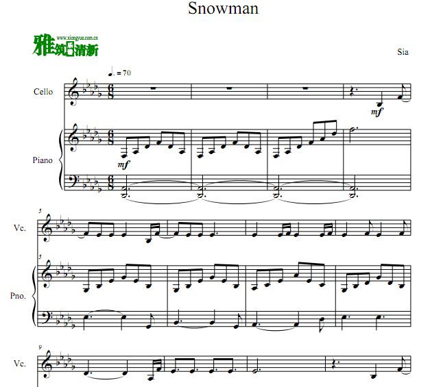 Sia - Snowman ٸٺ