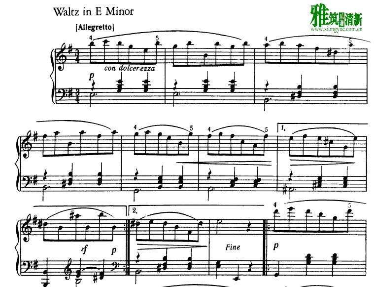 Alexander Griboedov - Waltz in e minor