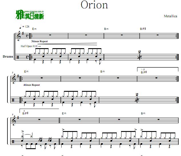 METALLICA ֶ Orion