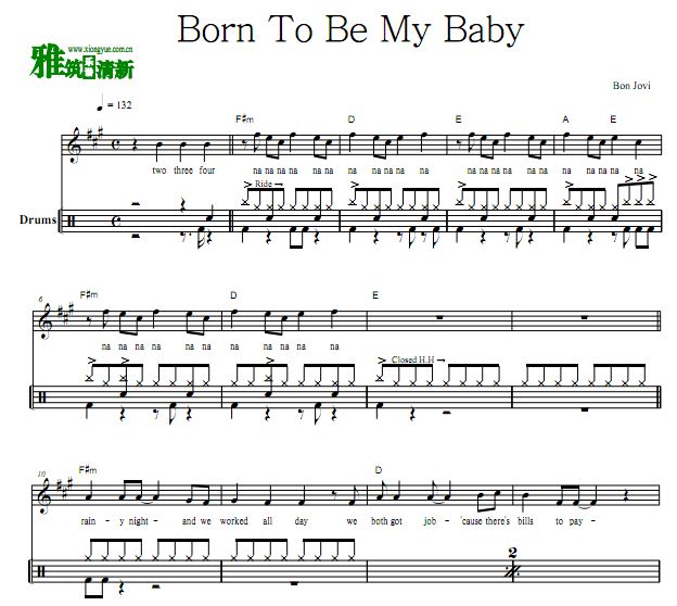Born To Be My Baby  Bon Jovi 