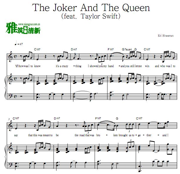 Ed Sheeran - The Joker And The Queen   