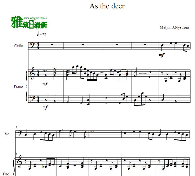 ¹ĽϪˮ As The Deer ٸٺ 