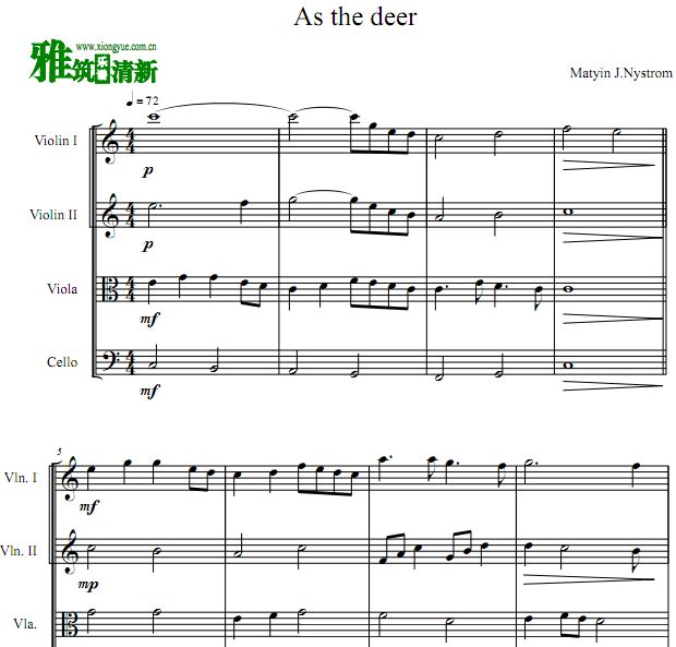 As The Deer ¹ĽϪˮ