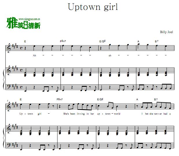 Billy Joel - Uptown girl   