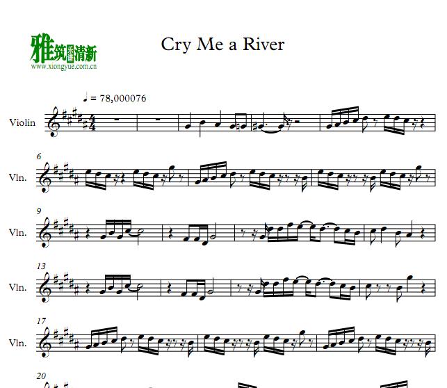 David Garrett - Cry me a riverС