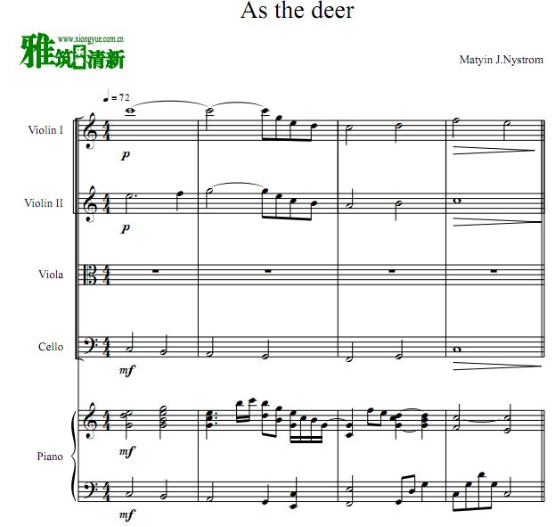¹ĽϪˮ As The Deerָ