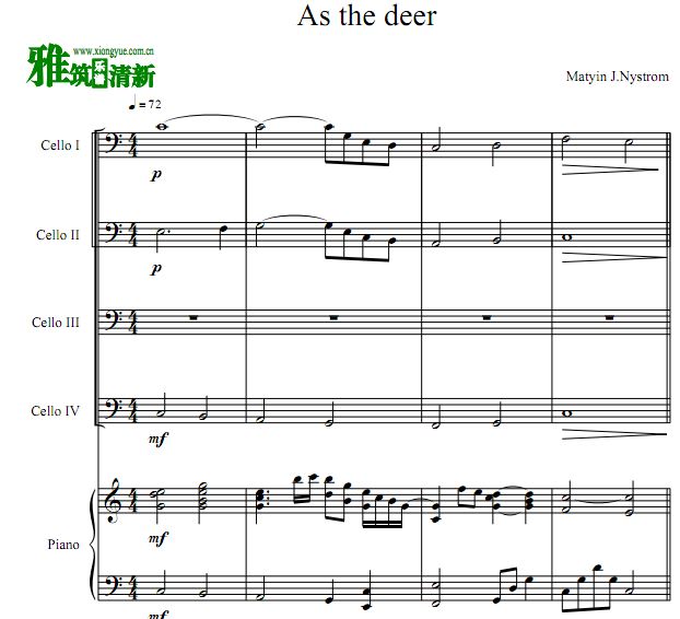 As The Deer ¹ĽϪˮٰ