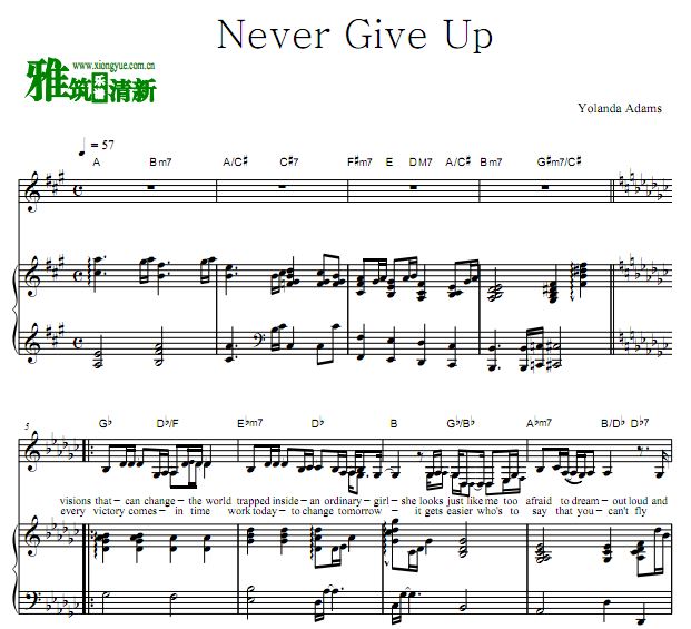 Yolanda Adams - Never Give Up ٵ 