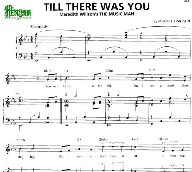 MUSIC MAN - TILL THERE WAS YOU